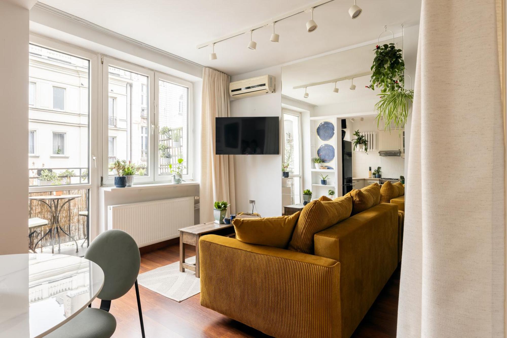 Relax Apartment Hoza / Poznanska วอร์ซอ ภายนอก รูปภาพ